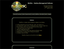 Tablet Screenshot of minidisc.iconbar.com